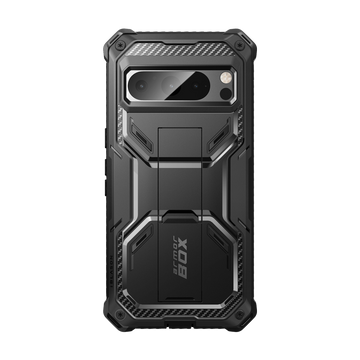i-Blason Armorbox Series Case for Google Pixel 8 Pro(2023 Release, Full Body Heavy Duty Kickstand Case with Built-in Screen Protector for Pixel 8 Pro (Black)