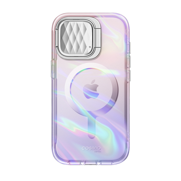 iPhone 15 Pro Cosmo Mag Case - Pink Laser