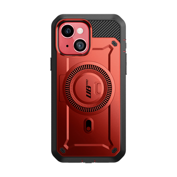 iPhone 15 6.1 inch Unicorn Beetle PRO MAG Rugged Case-Metallic Red