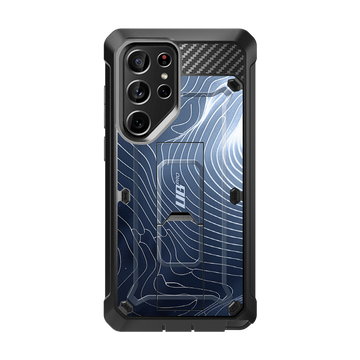 Galaxy S24 Ultra Unicorn Beetle PRO Rugged Case-Blue Ripple