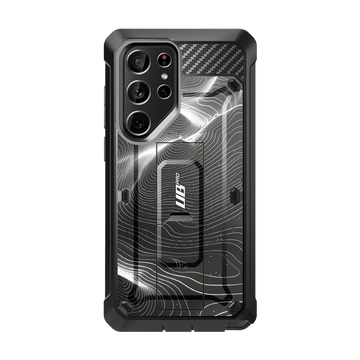 Galaxy S24 Ultra Unicorn Beetle PRO Rugged Case-Black Ripple