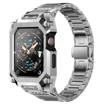 UB Steel Stainless Steel Apple Watchband - Silver