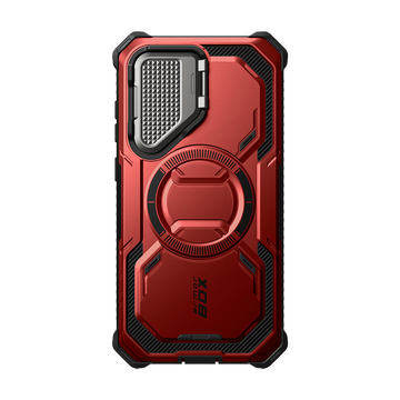 Galaxy S25 Plus Armorbox Protective Phone Case - Metallic Red