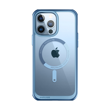 iPhone 13 Pro Max 6.7 inch Unicorn Beetle MAG Slim Clear MagSafe Case-Blue