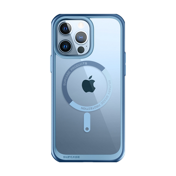iPhone 13 Pro 6.1 inch Unicorn Beetle MAG Slim Clear MagSafe Case-Blue