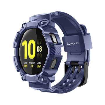 Galaxy Watch4 44mm Unicorn Beetle PRO Wristband Case-Blue