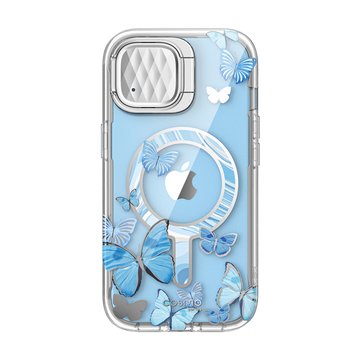iPhone 15 Cosmo Mag Case - Blue Fly