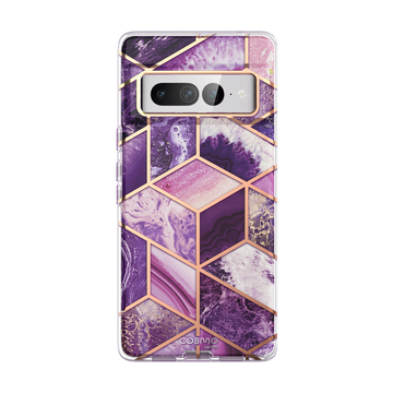 Google Pixel 7 Pro Cosmo Case - Marble Purple