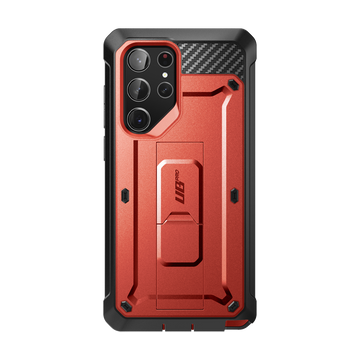 Galaxy S23 Ultra Unicorn Beetle PRO Screen Protector Case-Metallic Red