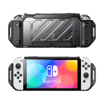 Nintendo Switch OLED Unicorn Beetle PRO Dockable Grip Case-Clear
