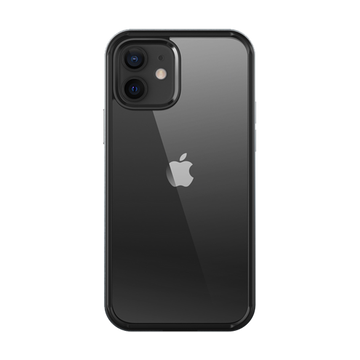 iPhone 12 6.1 inch Unicorn Beetle Edge with Screen Protector Clear Case-Black