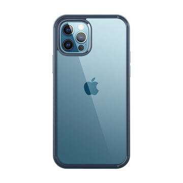 iPhone 13 Pro Max 6.7 inch Unicorn Beetle Edge Clear Bumper Case-Blue