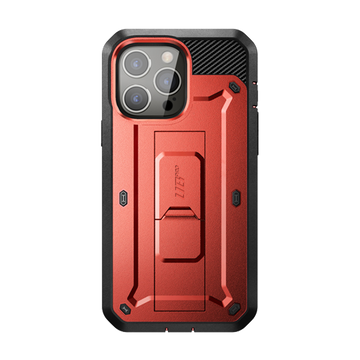 iPhone 13 Pro Max 6.7 inch Unicorn Beetle Pro Rugged Case-Metallic Red
