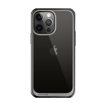 iPhone 13 Pro Max 6.7 inch Unicorn Beetle Style Slim Clear Case-Black