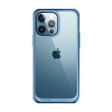 iPhone 13 Pro Max 6.7 inch Unicorn Beetle Style Slim Clear Case-Blue