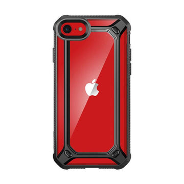 iPhone SE Unicorn Beetle Exo Clear Case-red