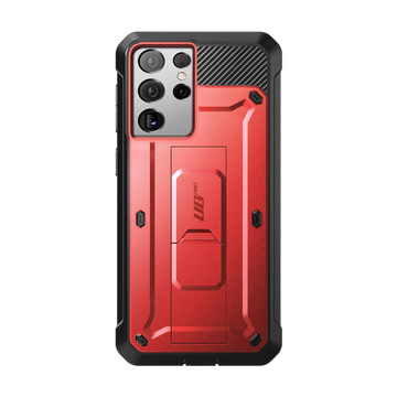 Galaxy S21 Ultra Unicorn Beetle Pro Rugged Case-Metallic Red