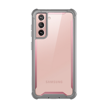 Galaxy S21 Ares Clear Rugged Case - Pink