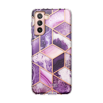 Galaxy S22 Plus Cosmo Case - Marble Purple