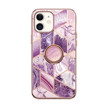 iPhone 12 mini Cosmo Snap Case - Marble Purple