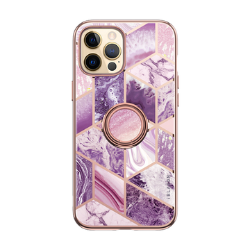 iPhone 13 Pro Max Cosmo Snap Case Marble Purple
