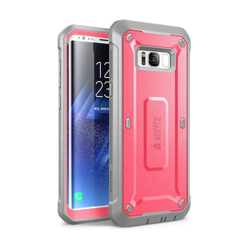 Galaxy S8 Unicorn Beetle Pro Full Body Rugged Holster Case-Pink