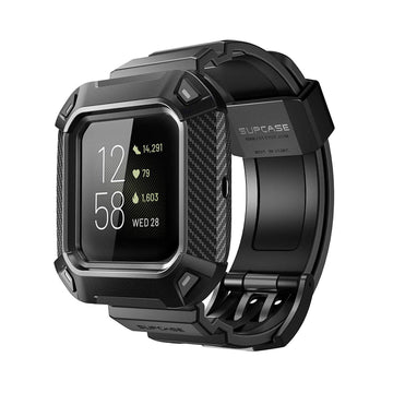 Fitbit Versa 2 Unicorn Beetle Pro Rugged Case-Black