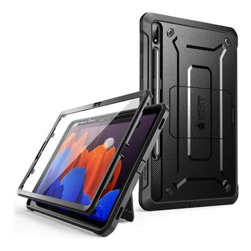 Samsung Galaxy Tab S8 Plus / S7 Plus / S7 FE 12.4 inch, Unicorn Beetle PRO Rugged Case-Black