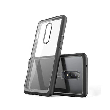 OnePlus 6 Unicorn Beetle Style Slim Clear Case-Black