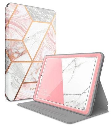 i-Blason Galaxy Tab A 10.5 Case, [Cosmo] Full-body Protective with Built-In Screen Protector Case for Samsung Galaxy Tab A 10.5 (SM-T590/T595/T597) 2018 Release (Marble)