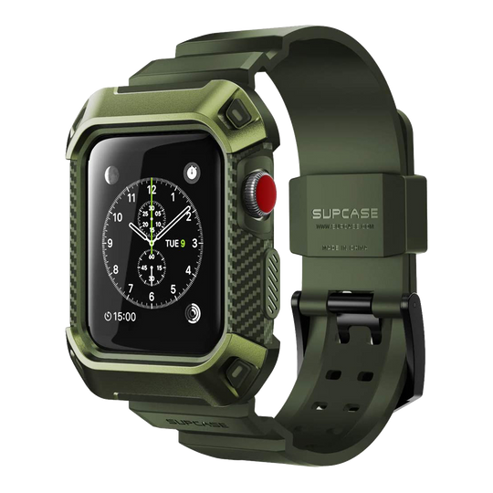 Supcase UBPro Apple Watch Case for Apple Watch Series 3 (42mm) and Apple Watch Series 1 (2015) & Series 2 (2016) - Dark Green