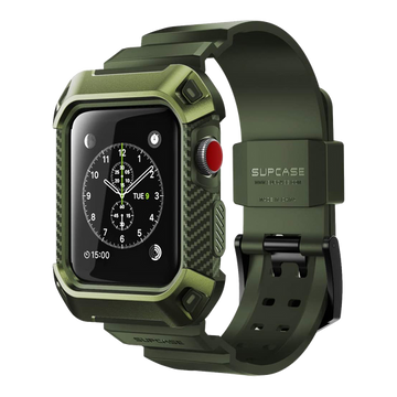 Supcase UBPro Apple Watch Case for Apple Watch Series 7 (45mm) and Apple Watch Series 4/5/6/SE (44mm)-Dark Green