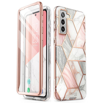 Galaxy S21 FE Cosmo Case - Marble Pink