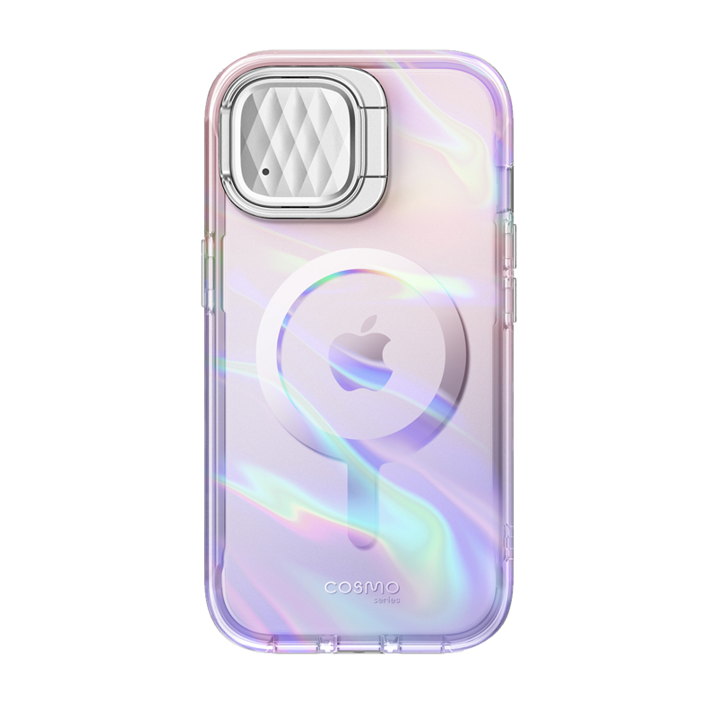 iPhone 15 Cosmo Mag Case - Pink Laser