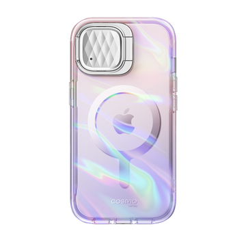 iPhone 15 Cosmo Mag Case - Pink Laser