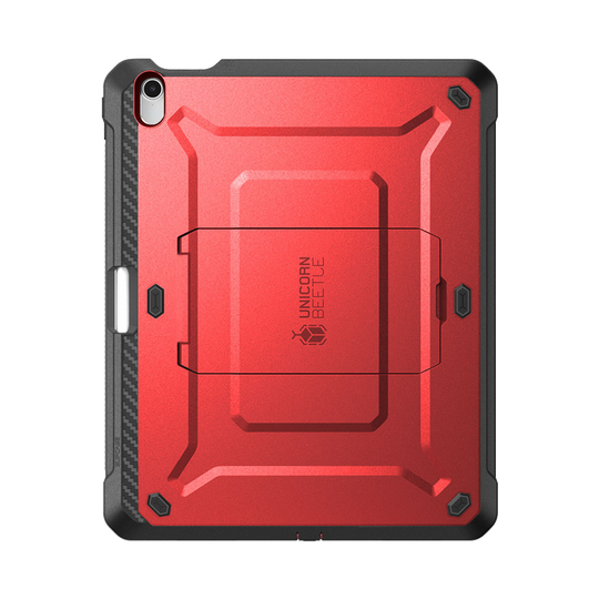 Supcase iPad 10.9" 2022 Unicorn Beetle PRO Rugged Kickstand Case-Metallic Red