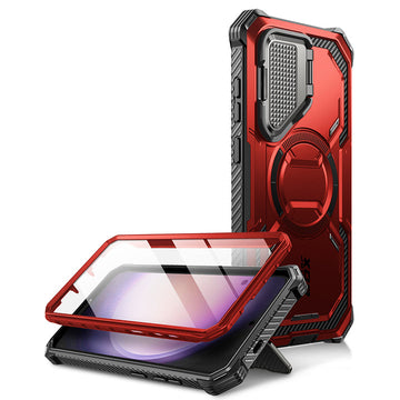 Galaxy S24 Plus Armorbox Protective Phone Case - Metallic Red