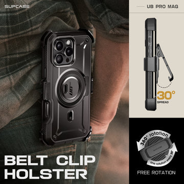 iPhone 16 Pro Max 6.9 inch Unicorn Beetle PRO MAG Rugged MagSafe Case-Gun Metal