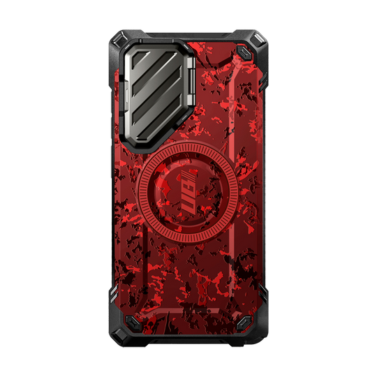 Galaxy S25 Ultra Unicorn Beetle MAG XT Bumper Case -Red Enigma