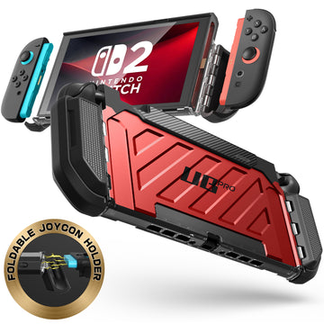Nintendo Switch 2 Unicorn Beetle PRO Gaming Case-Metallic Red