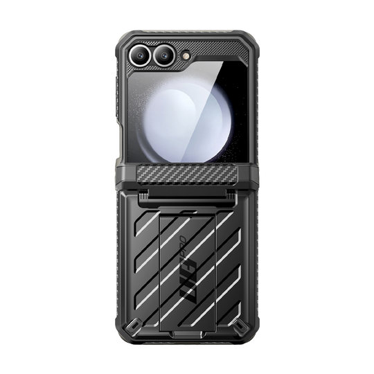 Galaxy Z Flip6 Unicorn Beetle PRO Rugged Case with Belt Clip-Black