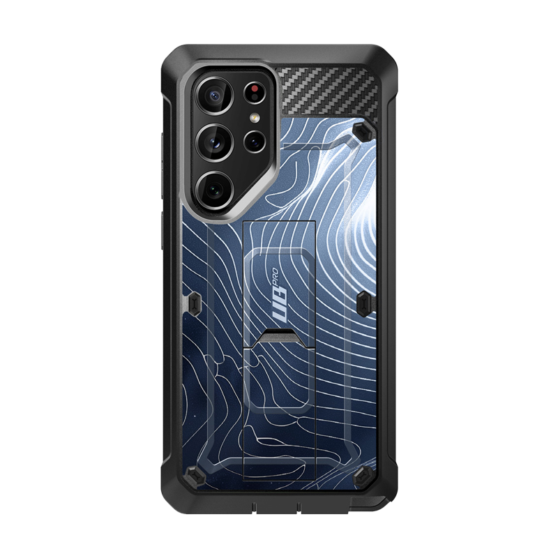 Galaxy S24 Ultra Unicorn Beetle PRO Rugged Case-Blue Ripple