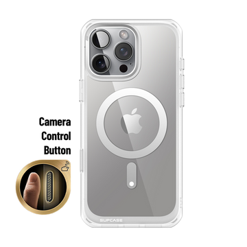 Phone 16 Pro 6.3 inch Unicorn Beetle MAG Slim Clear MagSafe Camera Control Button Case-Clear