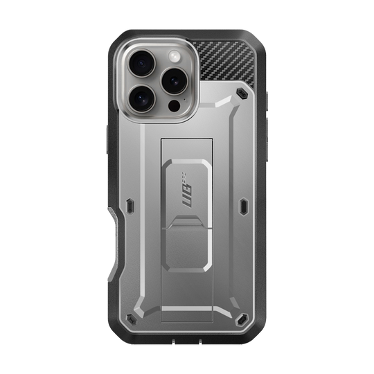 iPhone 16 Pro 6.3 inch Unicorn Beetle Pro Rugged Case-Titan Gray