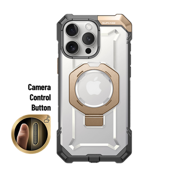 iPhone 16 Pro Max 6.9 inch UB Grip MagSafe Camera Control Button Phone Case- Gold