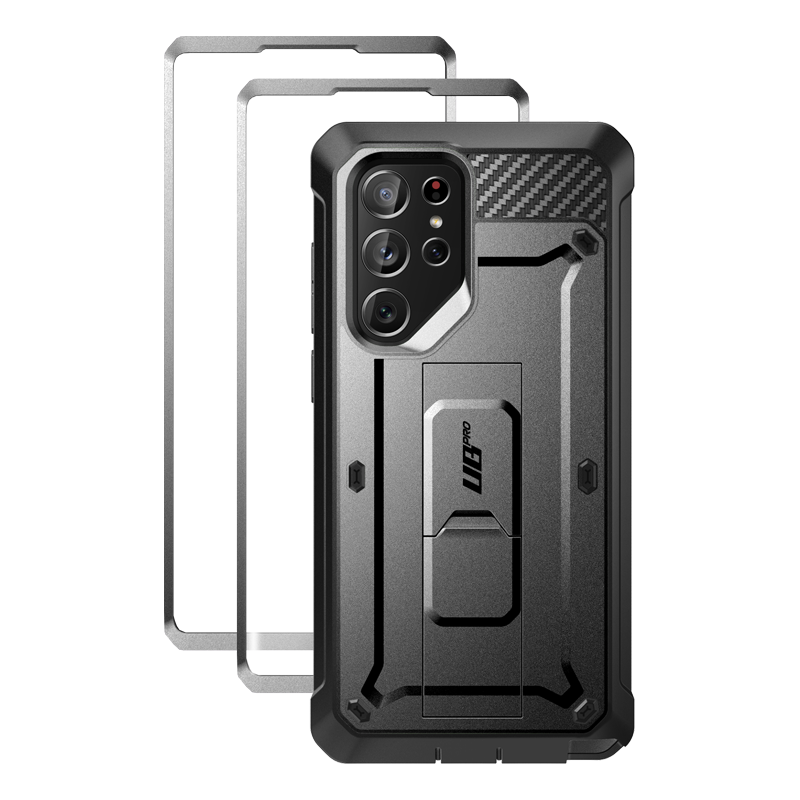 Galaxy S22 Ultra Unicorn Beetle PRO Screen Protector Case -Black