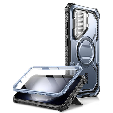 Galaxy S24 Armorbox Protective Phone Case - Metallic Blue