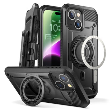 iPhone 15 6.1 inch Unicorn Beetle PRO MAG Rugged Case-Black