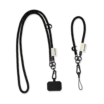 Phone and wristlet straps Black