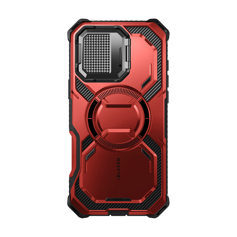 iPhone 16 Plus Armorbox Camera Control Button Case - Metallic Red